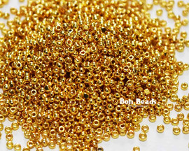 15/0 Plated 24KT Gold Charlottes (25 Grams)