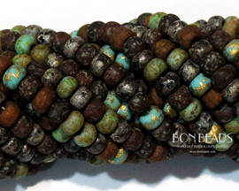 2/0 Aged Jade Jeweled Wasp Matted Metallic Mix (1/4 Kilo)