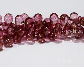 6x9mm Marble Rose Drops (150 Pieces)