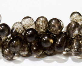 6x9mm Marble Dark Drops (150 Pieces)