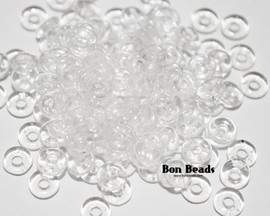 4x1mm Crystal Luster O Beads (100 Grams)