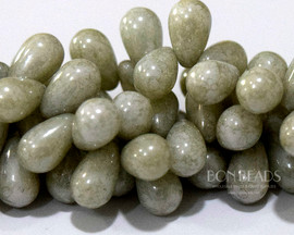 6x9mm Marble Green Drops (150 Pieces)