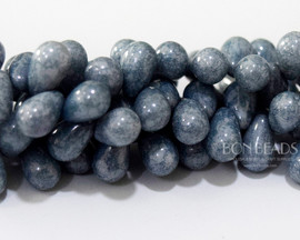6x9mm Marble Blue Drops (150 Pieces)