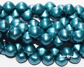 9x8mm Pastel Teal Standard Cap Mushroom Buttons (150 Pieces)