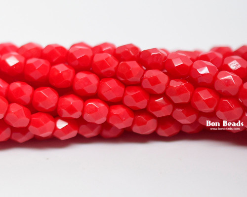  4mm Rouge Round Fire Polished (600 Pieces)