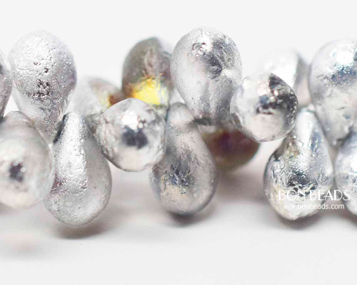 6x9mm Etched Misty Metallic Iris Mix Drops (150 Pieces)