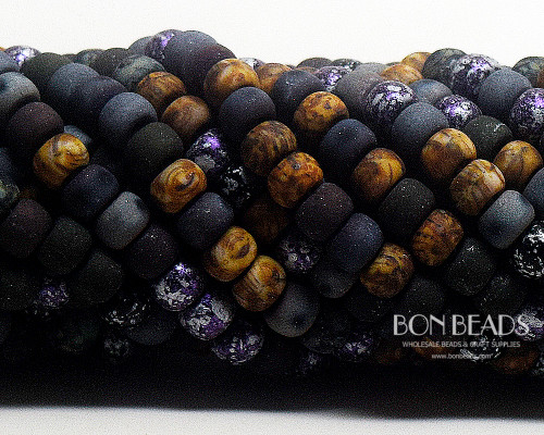 2/0 BonBon™ Aged Matted Void Picasso Mix (1/4 Kilo)