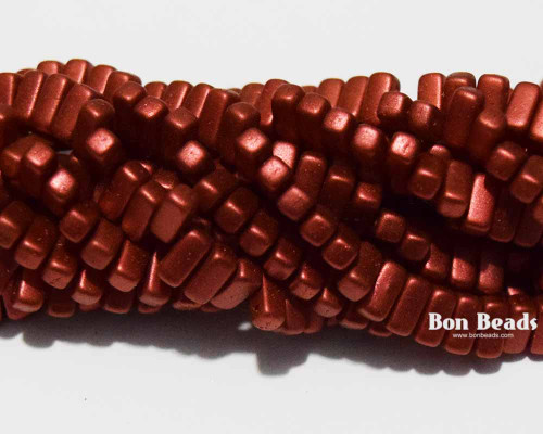 3x6mm Lava Red 2 Hole Bricks (600 Pieces)