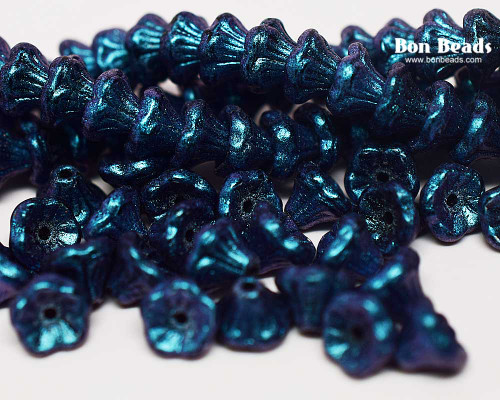 7x5mm Lapis Miracle Iris Flower Cups (300 Pieces)