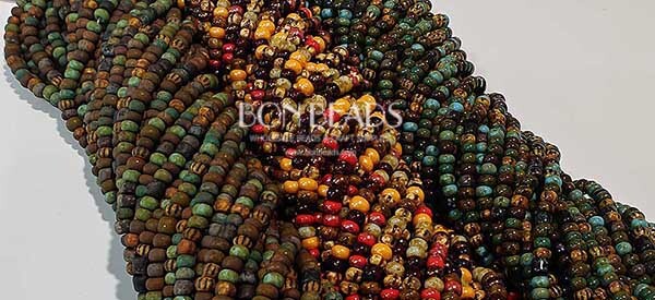 5/0 aged stripped seed bead mixes