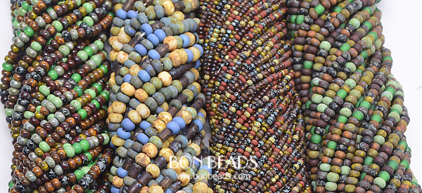 New Aged Seed Beads Striped Mixes