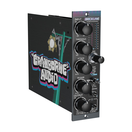 Angled view of the Cranborne Audio Brick Lane 500 module