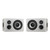 Barefoot Sound Linear White Footprint03 Pair