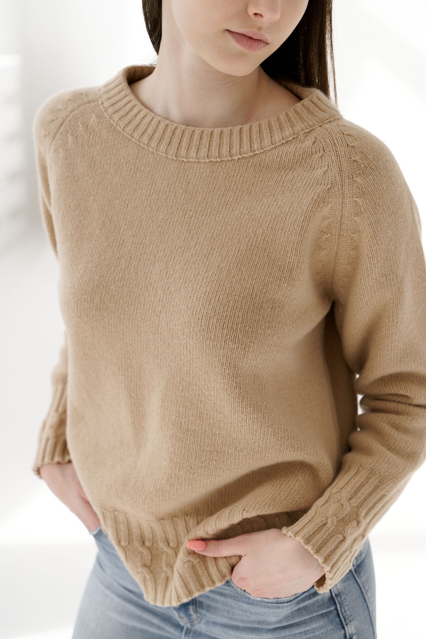 Cashmere and wool sweater