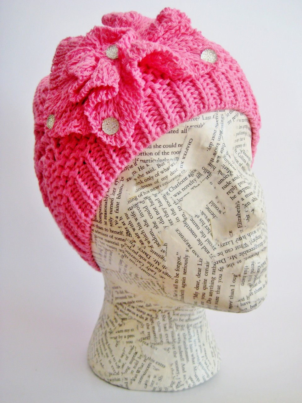 crochet spring hat