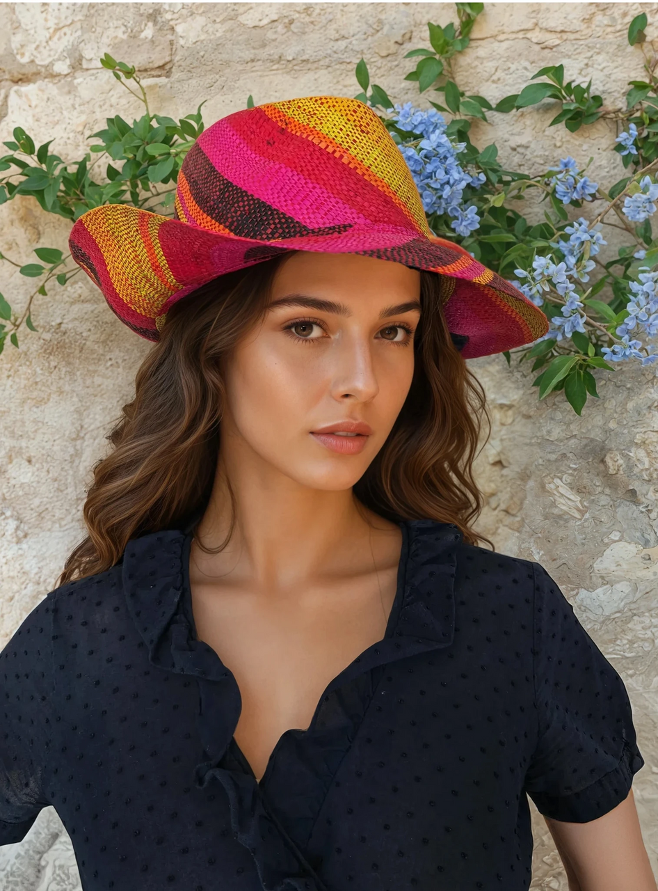 Panama Hat Summer Sun Hat Womens FURTALK Womens Mens Wide Brim