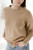 Women's Classic Sweater || Merino Wool with Cashmere Crewneck Beige Pullover