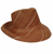 Raffia Straw Fedora Hat: Women's Summer Beach Sun Hat Brown