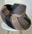 Women's Raffia Sun Hat, Large Brim, Summer Lightweight Natural Grass Hat, Black
