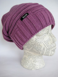 Slouchy beret hat for women