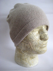 Unisex cashmere beanie hat