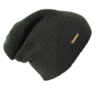 Merino wool/cashmere blend lightweight slouch beanie