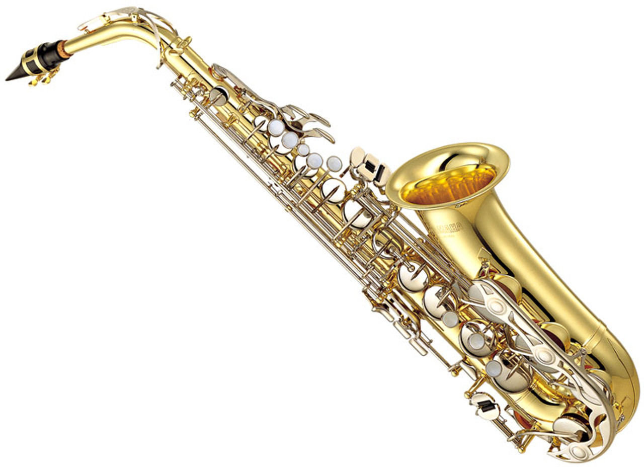 Yamaha YAS-480 Intermediate Eb Alto Saxophone, Gold Finish