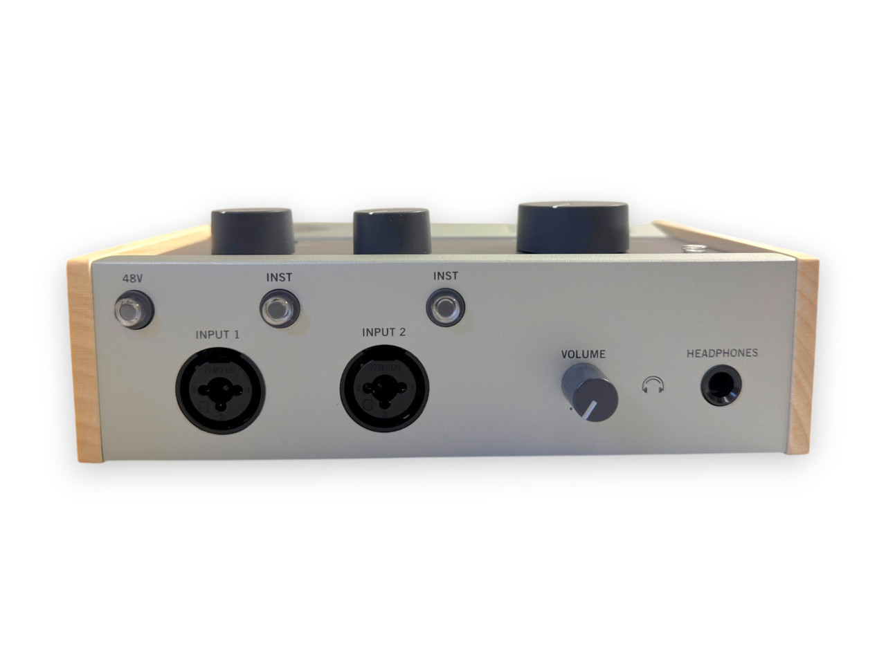 Universal Audio Volt 276 rear panel USB-C MIDI connections