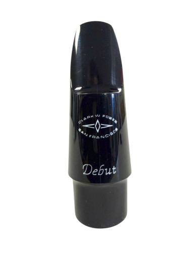 Clark Fobes Debut Alto Saxophone Mouthpiece - hand finished acrylic with CF+ facing