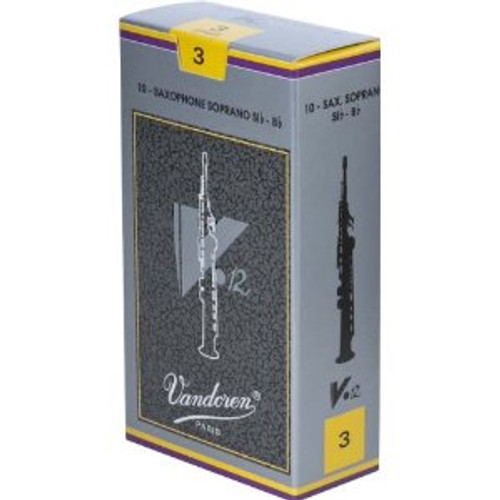 Vandoren V-12 Soprano Saxophone Reeds (10-pack)