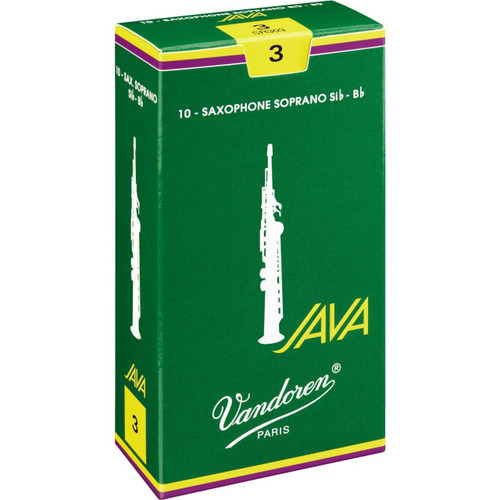 Vandoren Java Soprano Saxophone Reeds (10-pack)