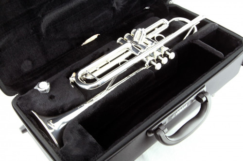 Certified Pre-Owned Yamaha Intermediate Bb Trumpet, Silver-Plated - YTR-4335GSII