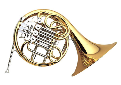 Yamaha Intermediate French Horn, Key of F/Bb, Detachable Bell - YHR-567D