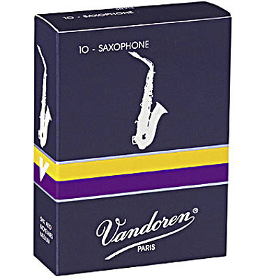 Vandoren Traditional Alto Saxophone Reeds (10-pack) - Paul
