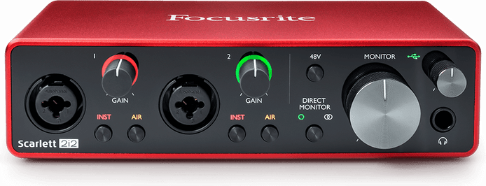 Focusrite Scarlett 2i2 3rd Gen USB Audio Interface