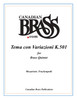 Tema con Variazioni K. 501 Brass Quintet (Mozart/ arr. Frackenpohl) archive copy