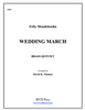 Wedding March Brass Quintet (Mendelssohn/Thomas)