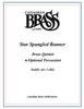 STAR SPANGLED BANNER BRASS QUINTET w/OPTIONAL PERCUSSION (arr. Cable) PDF
