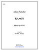 Kanon Brass Quintet (Pachelbel/Thomas) PDF Download