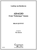 Adagio from "Pathetique Sonata" Brass Quintet (Beethoven/Jameson) PDF Download