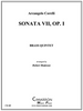 Sonata VII, Op. 1 Brass Quintet (Corelli/arr. Madeson)