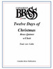 Twelve Days of Christmas Brass Quintet with Choir PDF Download (arr. Cable)