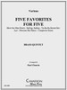 Five Favorites for Five Brass Quintet (Trad./arr. Chauvin) PDF Download Five Favorites for Five Brass Quintet (Trad./arr. Chauvin) PDF Download
