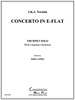 Concerto in E-Flat for Trumpet Solo and Chamber Orchestra (Neruda/edited by Ackley) PDF Download