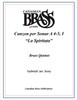 Canzon per sonar A 4-5,  I "La Spiritata" Brass Quintet (Gabrieli/ arr. Serry) 