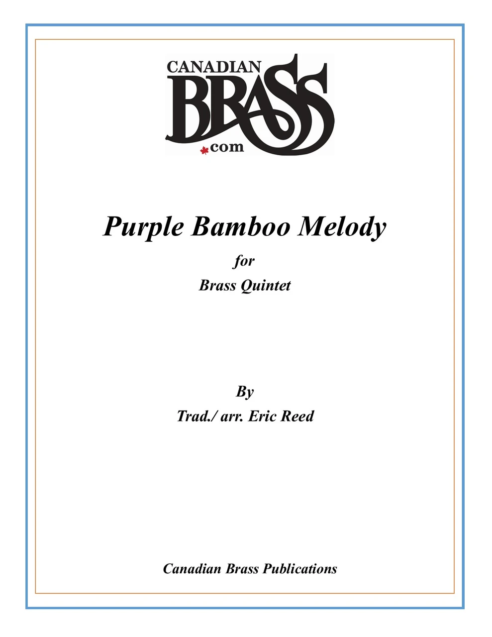 Purple Bamboo Melody Brass Quintet PDF download
