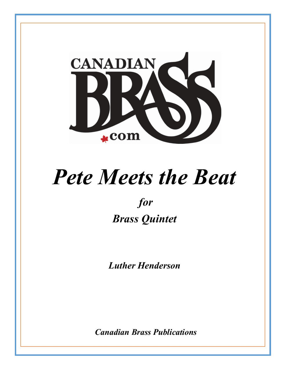 Pete Meets the Beat Brass Quintet (Henderson)