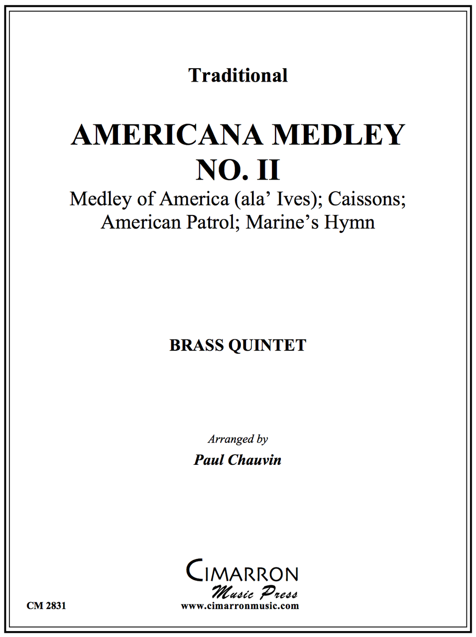 brass quintet armed forces medley