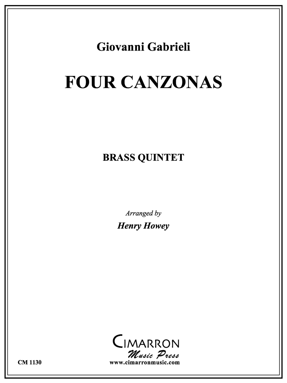 gabrieli brass quintet sheet music