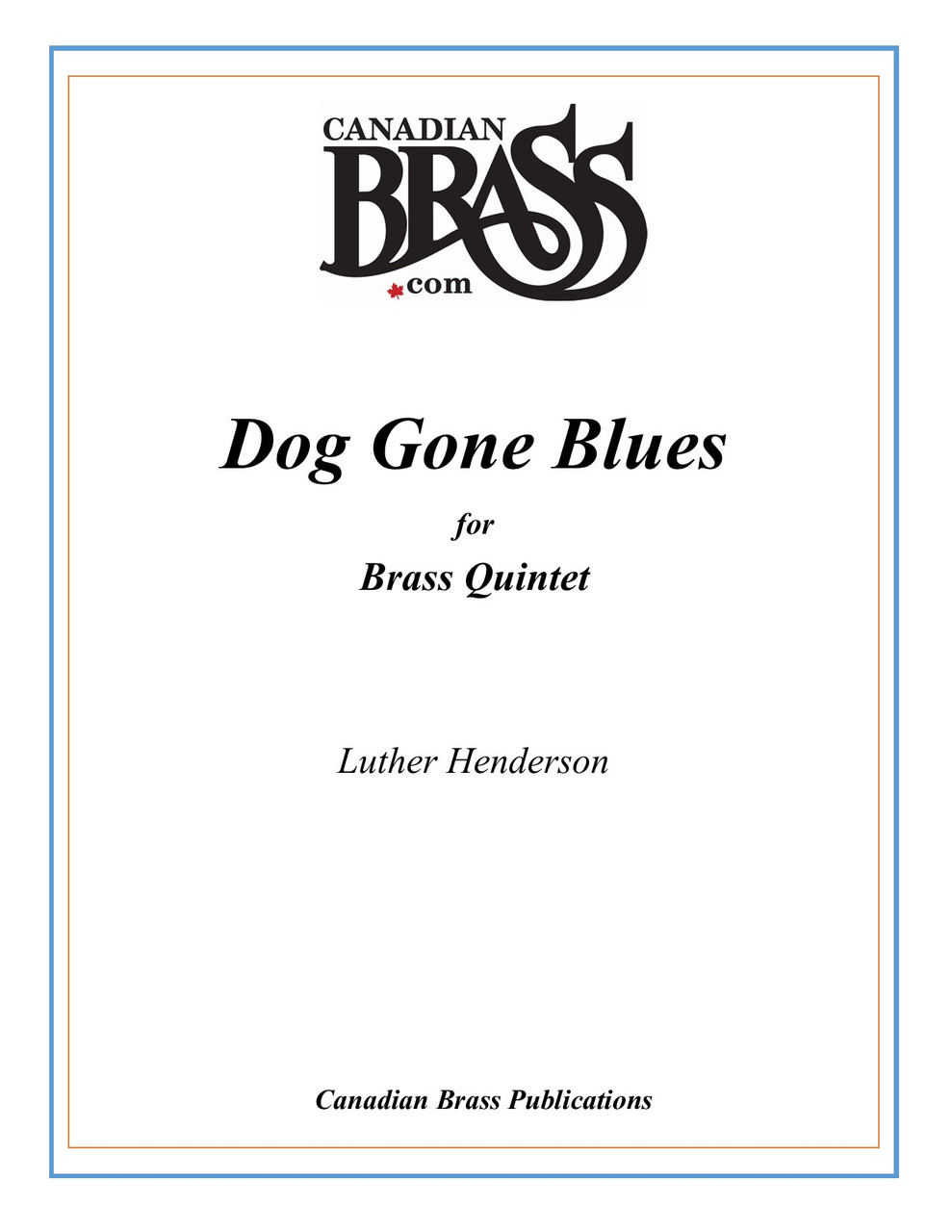 Dog Gone Blues Brass Quintet (Luther Henderson) PDF Download